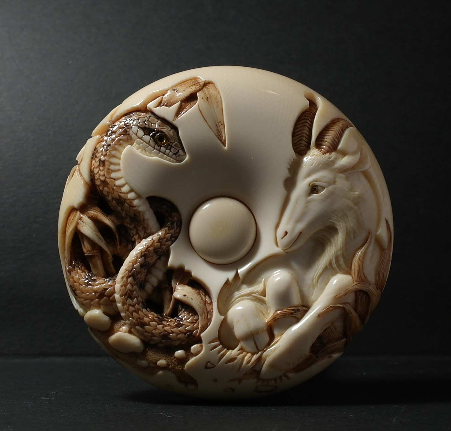 SNAKE AND GOAT